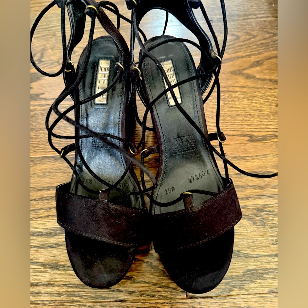 Chunky heel sandals 25.5 Japan USA 9